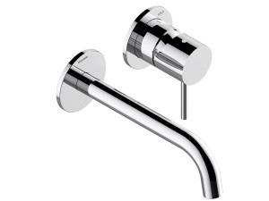 Смеситель для раковины из хромированной латуни