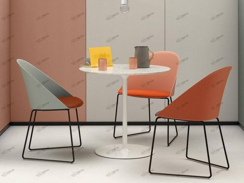 arper Круглый мраморный стол Dizzie sun-id-1358654