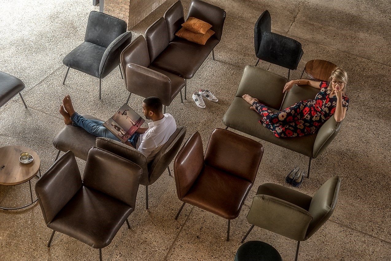 Кожаный диван Jess Shuffle ARCH-00123355 - Вид №6