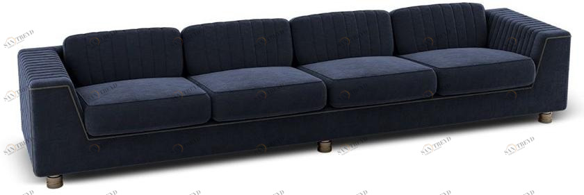 Porustudio 4-х местный модульный диван из ткани sun-id-1462420