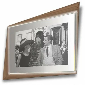 Reflex Подвесная тумба под ТВ из зеркального выдвижного стекла Quartz