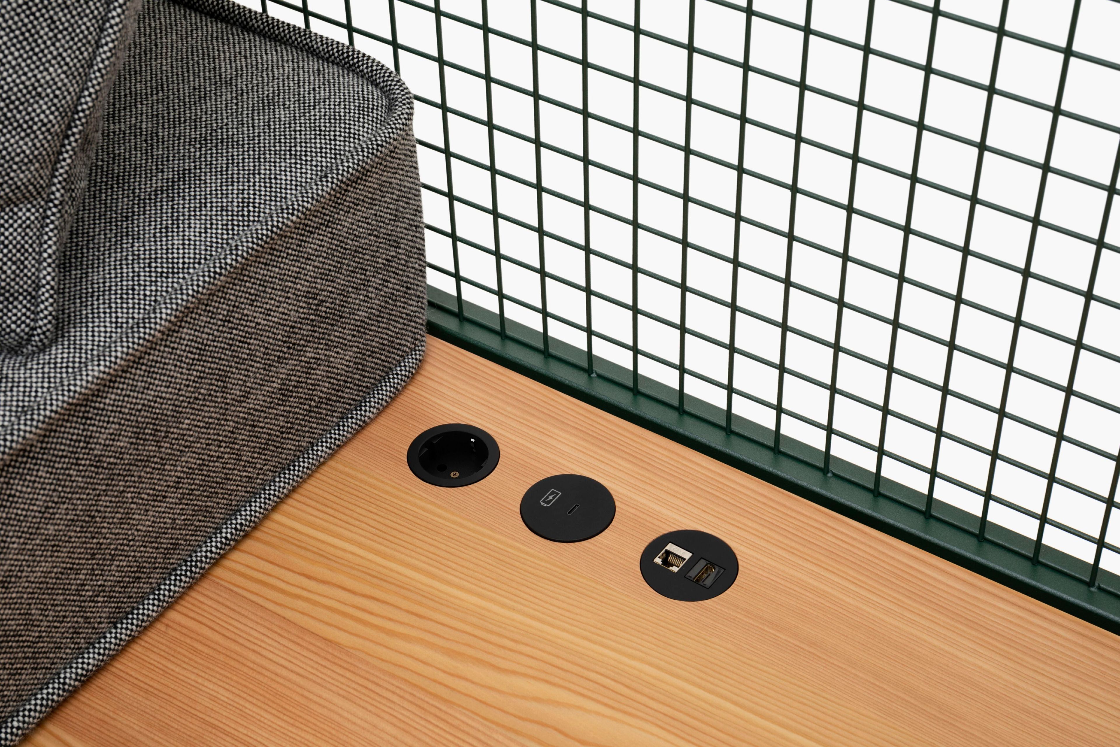 Офис двухсторонний угловой диван Established&Sons сетка ARCH-00116515 - Вид №30