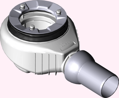 Канализационная арматура  Сифоны для ванн и душевых поддонов  Сифоны для душевых поддонов VIEGA 559 991 Модель 6960.1 Santreyd  - Вид №4