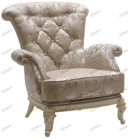 VOLPI Стеганое кресло с подлокотниками Night & day 0777