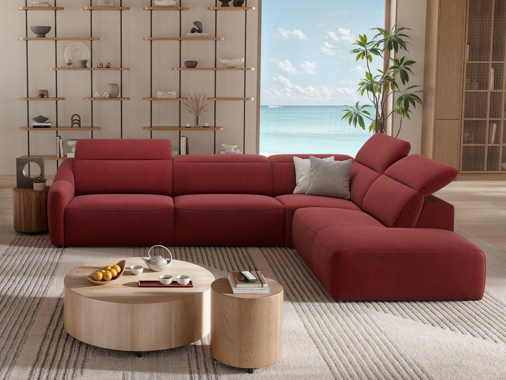 Угловой диван из ткани Sofanella Самоа ARCH-00073610 - Вид №7