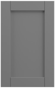 Фасады для кухни Кантри Фрезеровка «Лжевыборка» 202 Бетонный серый