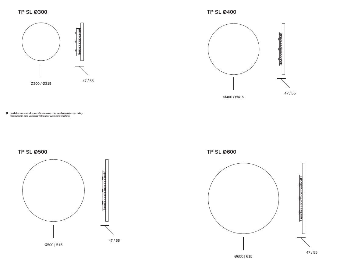 Настенный светильник / потолочный светильник из пробки Exporlux BALL TP ARCH-00033888 - Вид №5