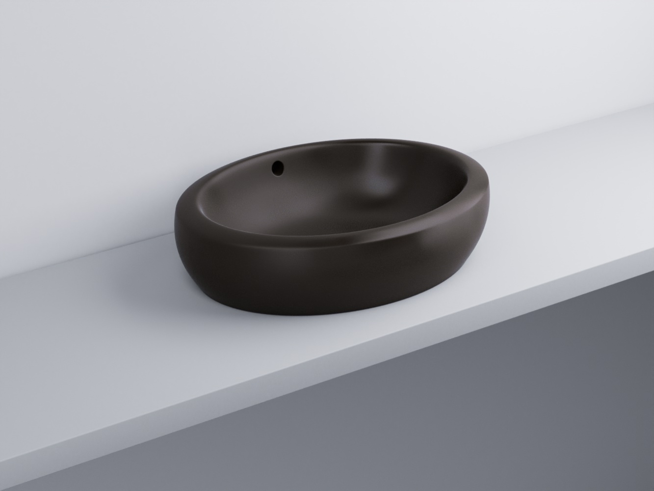 FLLA60-LV Раковина накладная прямоугольная 60 cielo Fluid Ceramica Cielo