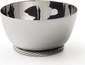 10612943 Michael Aram Чаша для орешков Michael Aram "Твист" 11,5см (серебрист.) Сталь нержавеющая