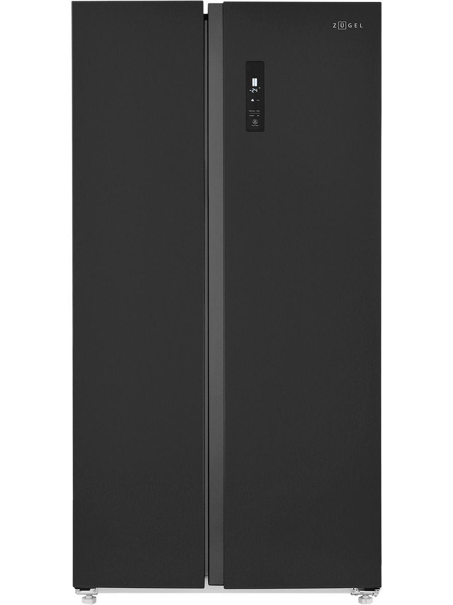 9953099 Холодильник Side by Side   ZUGEL ZRSS630B черный STDN-0027801 - Вид №2
