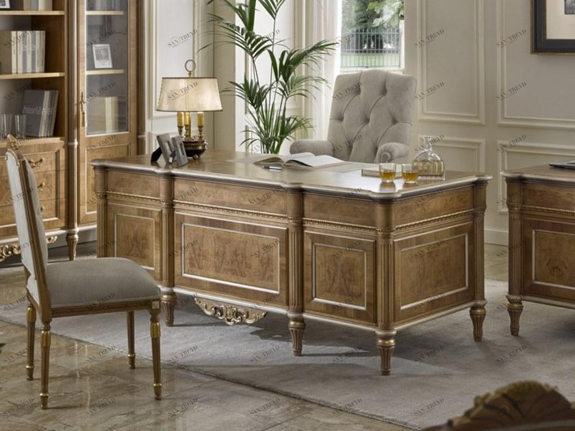 SCAPPINI & C Прямоугольный деревянный стол с ящиками  2761 