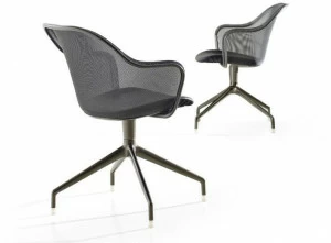 B&B Italia Кресло на эстакаде со спинкой из стальной сетки Iuta