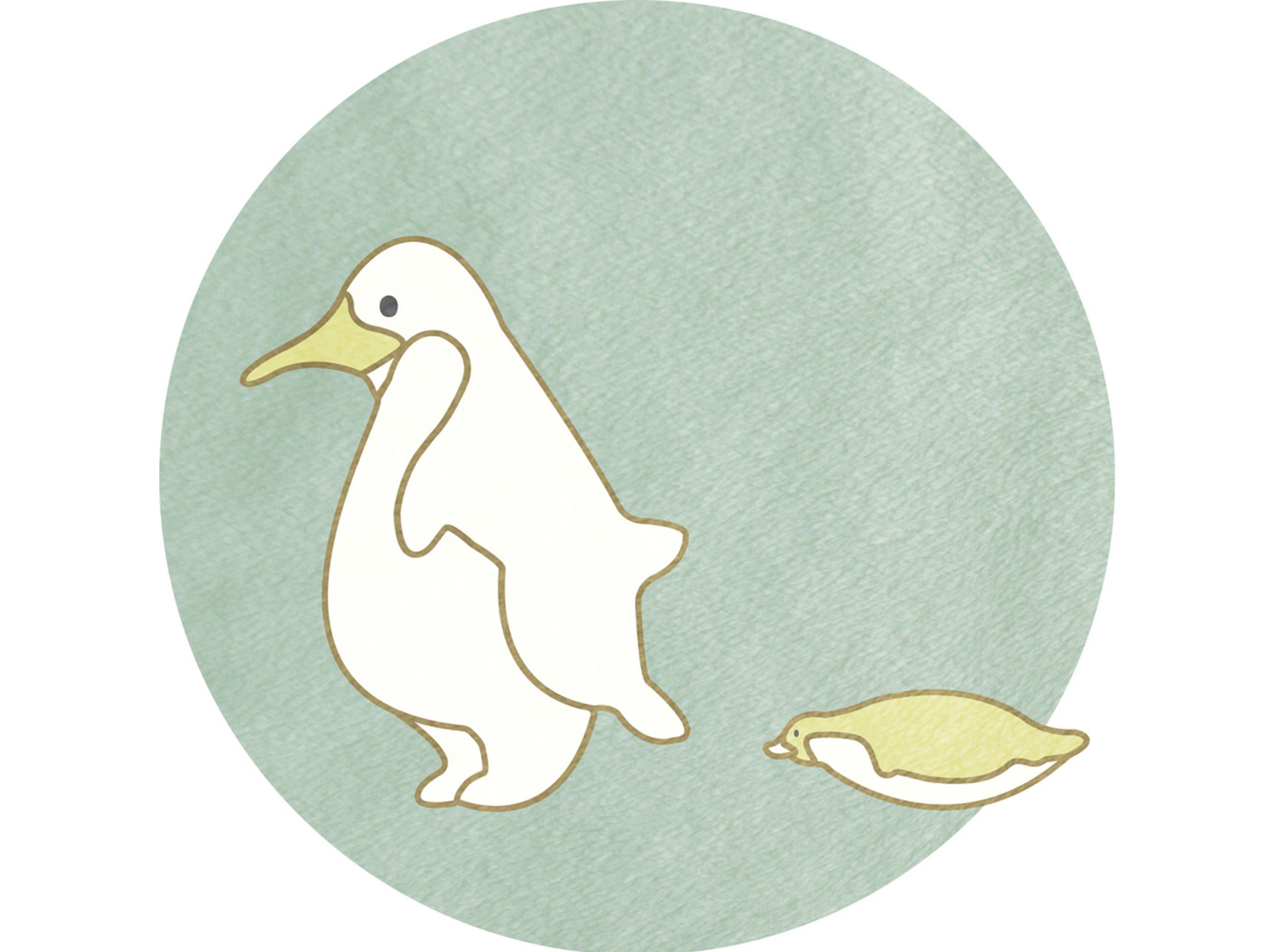 Круглый хлопковый коврик для детей Un Tapis à Paris Children ARCH-00003582