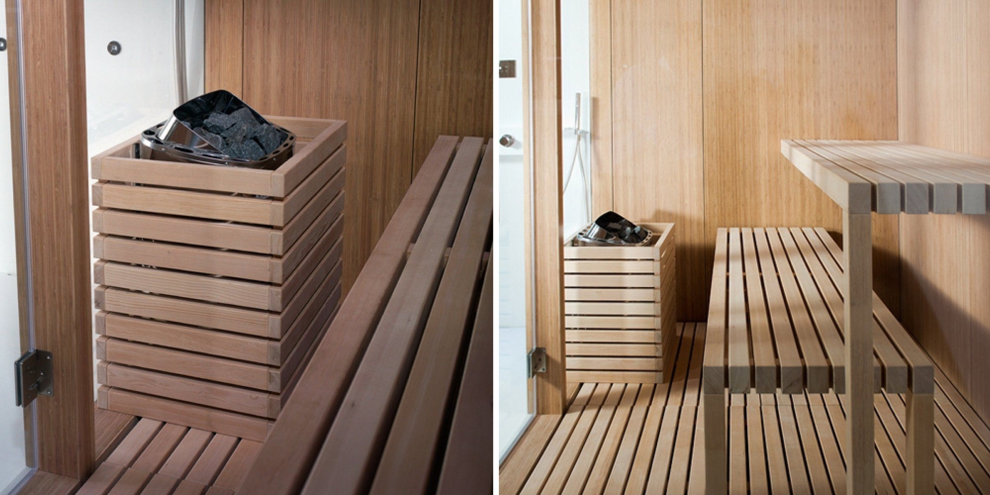 Сауна с душевой кабиной BambooKi 240 см Karolitalia BLUBLEUBAMBOOKI240 - Вид №1