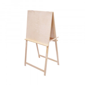 21-1 мольберт художест. Двухсторонняя хлопушка фанера сосна 60 x 120 см 750 ХМ