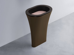 AMLA65-LV+AMPILO-CP+AMCOLO-CA Раковина Amedeo Ovale отдельностоящая cielo Enjoy + Amedeo