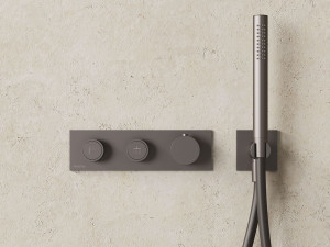 Смеситель для душа с 4 отверстиями и ручным душем