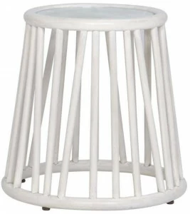 JANUS et Cie Сервиз круглый из ротанга и стекла Kyoto