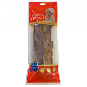 ПР0048367 Лакомство для собак Легкое говяжье для средних и крупных пород 100г HAPPY FRIEND