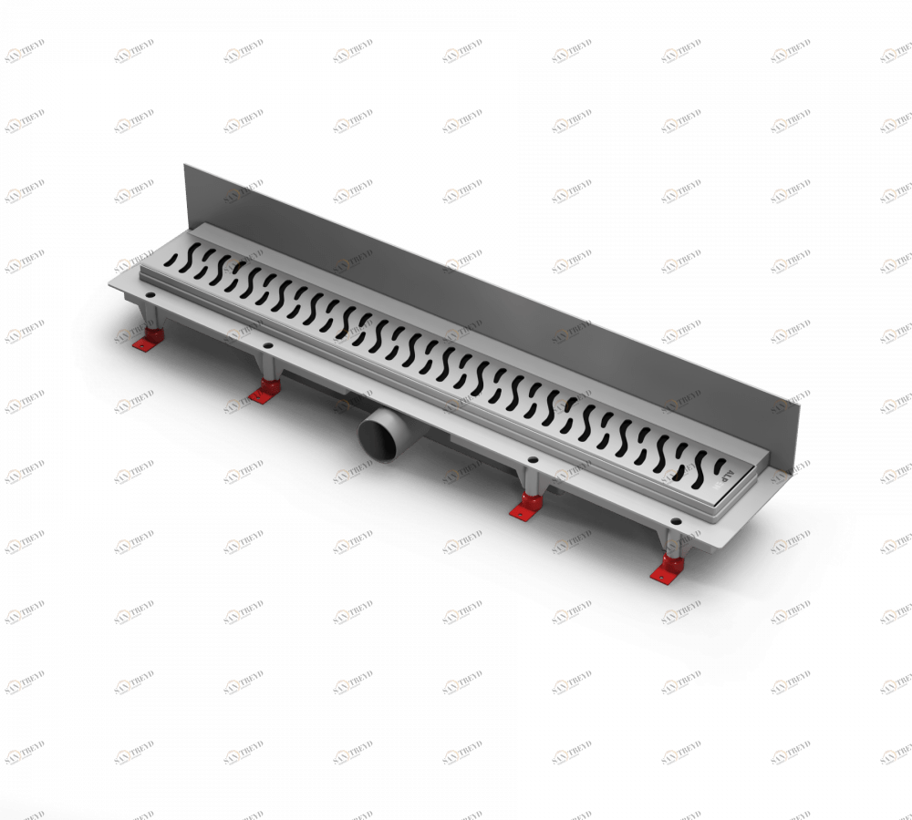Водоотводящий желоб ALPEN Harmony ALP-650H2 для монтажа вплотную к стене 
