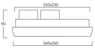 Bolzan Letti Круглая двуспальная кровать sun-id-1384534 - Вид №12