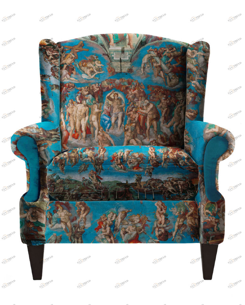 Кресло Chapelle разноцветное ICON DESIGNE ДИЗАЙНЕРСКИЕ, CHAPELLE 096836 Разноцветный 