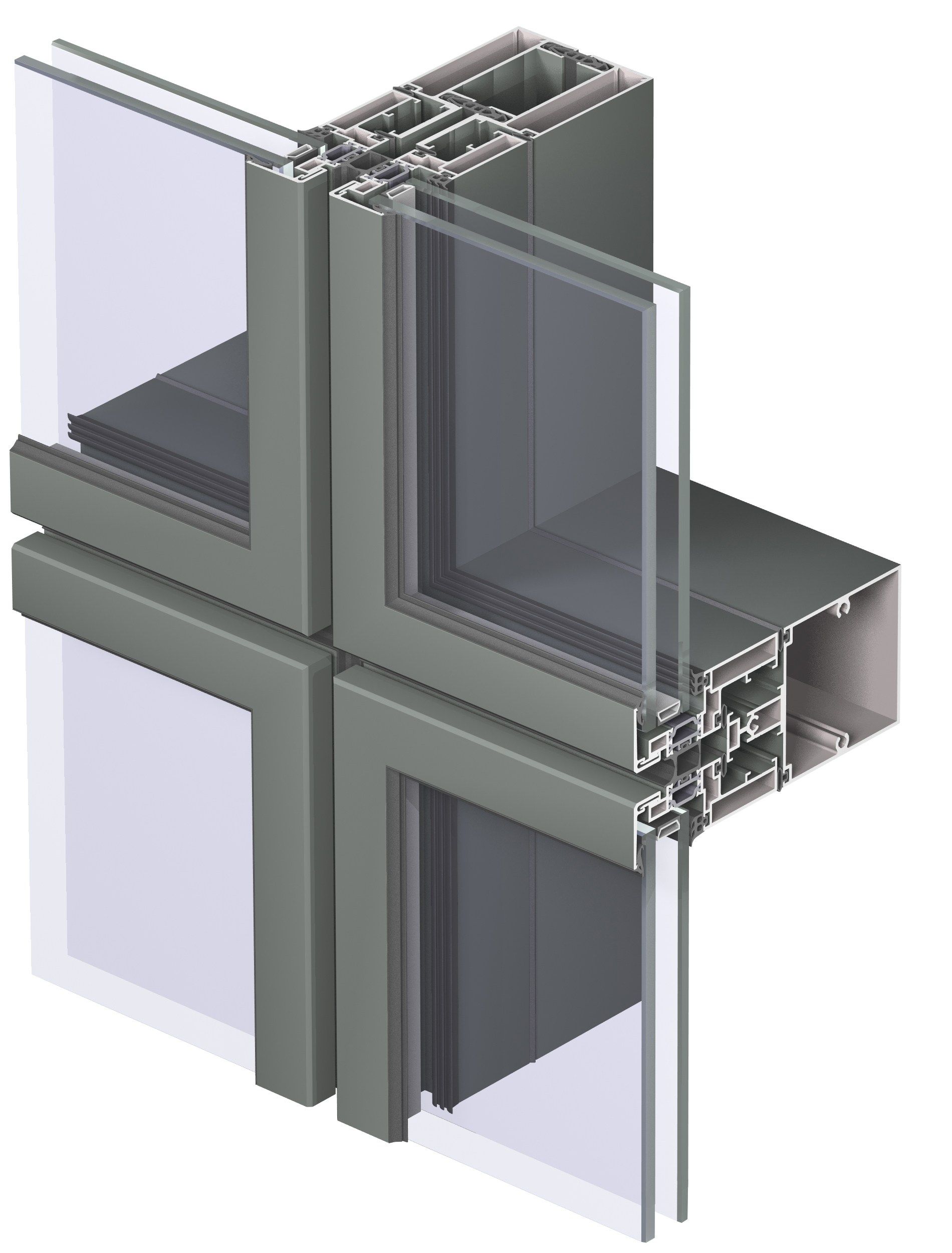 Алюминиевая система навесной стены Reynaers Aluminium ConceptWall ARCH-00093759 - Вид №22
