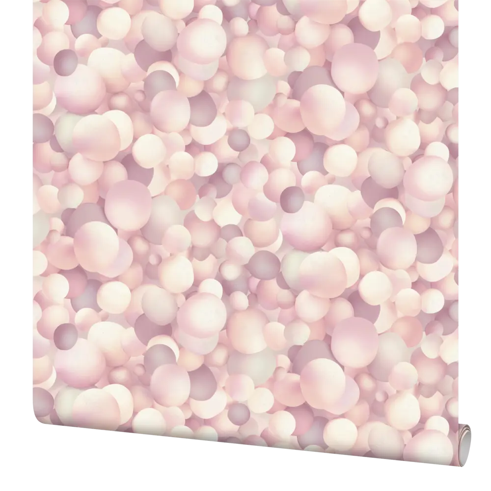 Обои флизелиновые Home Color Bubbles розово-бежевые 1.06 м HC71650-54 89677055 STLM-2205957