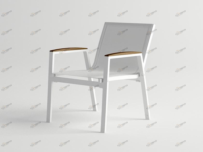 10Deka Кресло из алюминия с подлокотниками Amelia sun-id-1366293