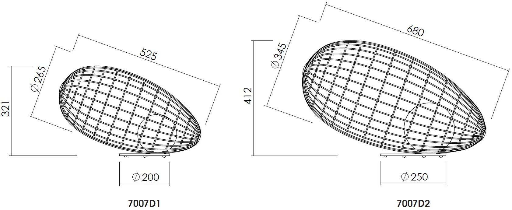 NEXO LUCE Светодиодная настольная лампа из стали Oxen table lamp 7007d1 / 7007d2 - Вид №7