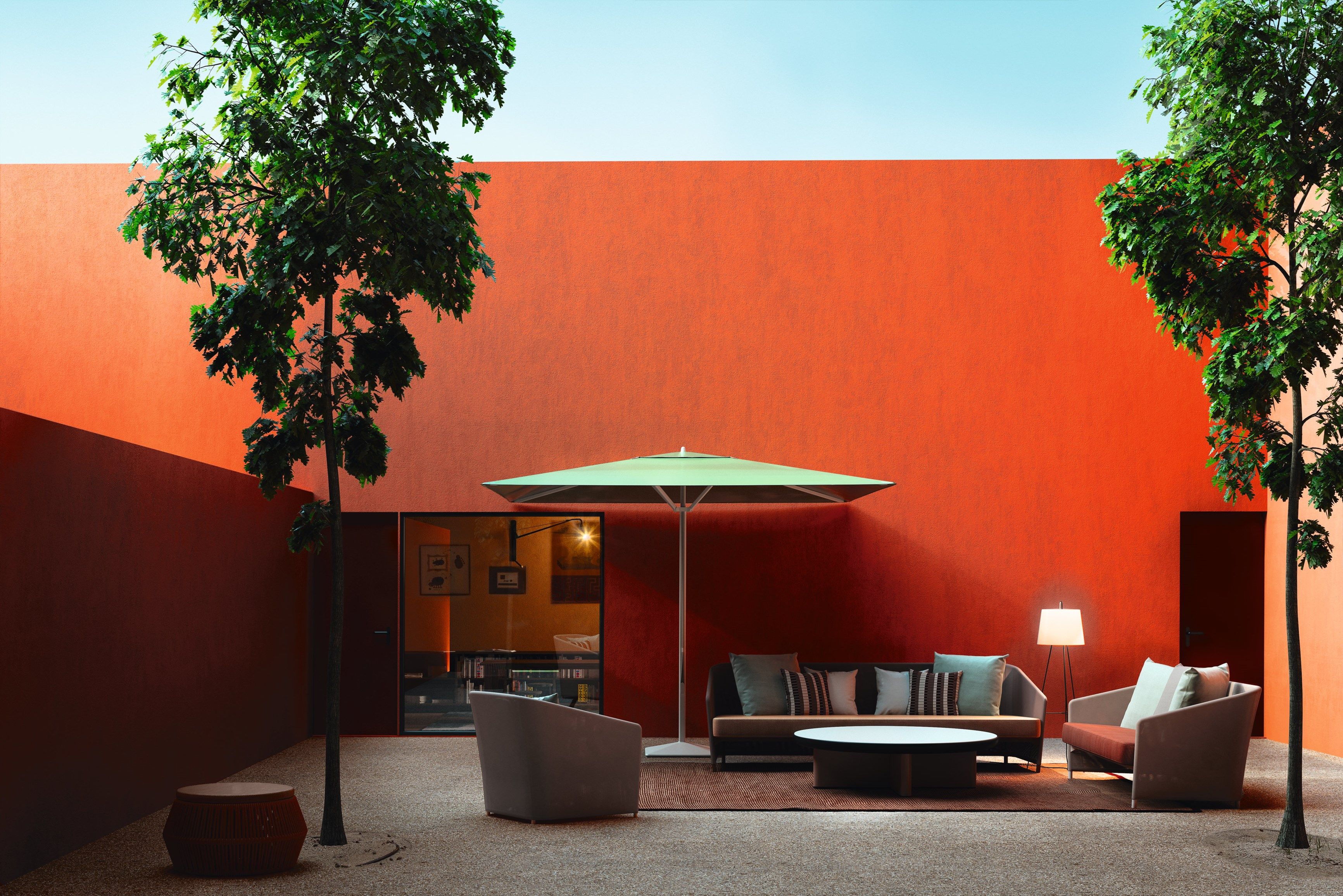 Садовая кровать с колесами Kettal Bitta Lounge ARCH-00153178 - Вид №3