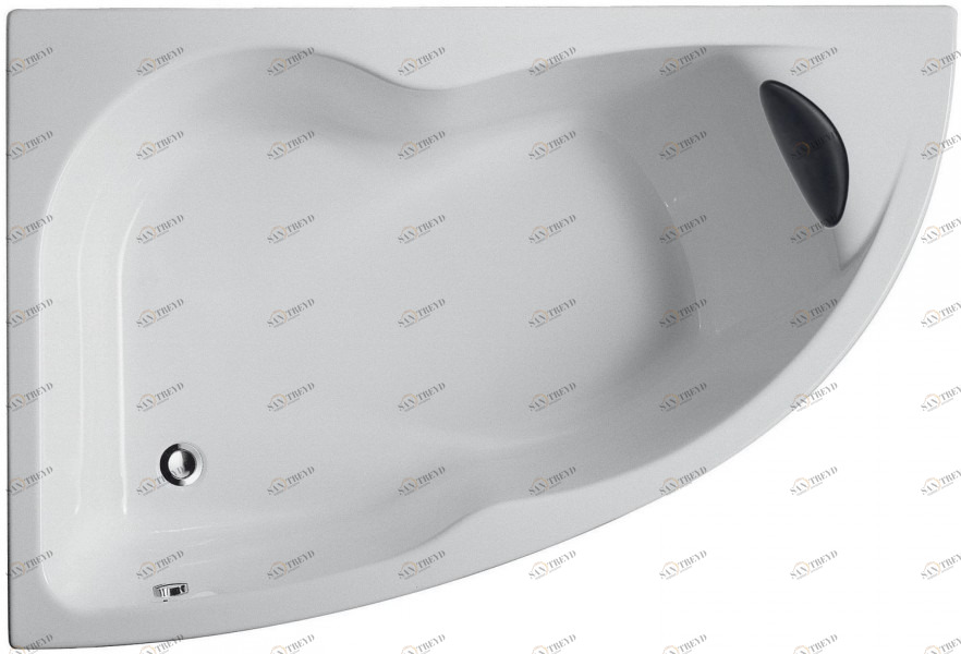 E5BD1170-00 Система excellence, угловая гидромассажная ванна, левосторонняя Jacobdelafon MICROMEGA DUO Santreyd