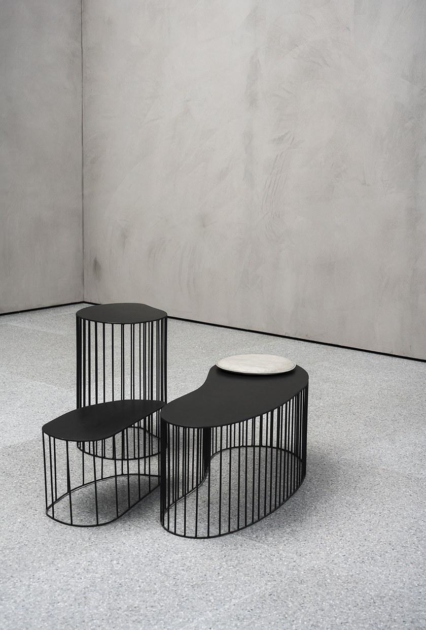 BAXTER Журнальный столик из крашеного металла для гостиной Gibellina sun-id-1493635 - Вид №2