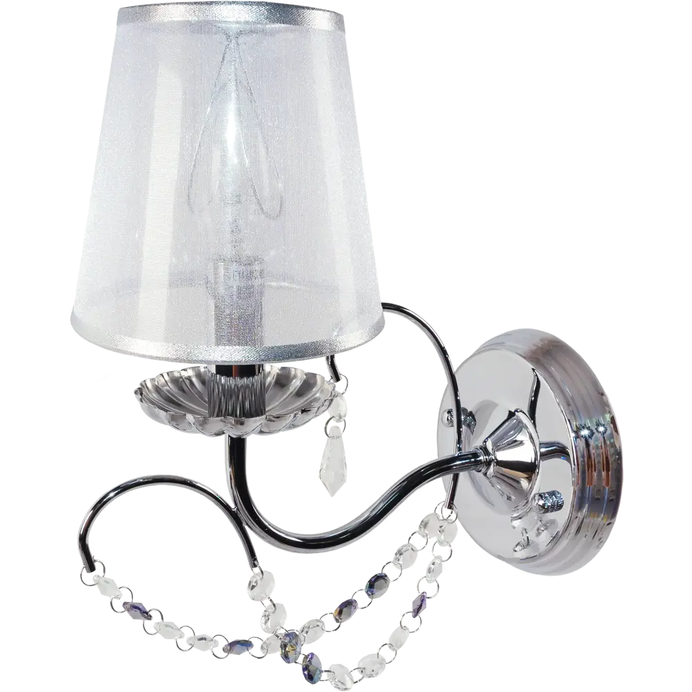 Бра Gloria 10069/1, 1хЕ14х40 Вт, цвет хром 82020738 STLM-2130345 Eurosvet 