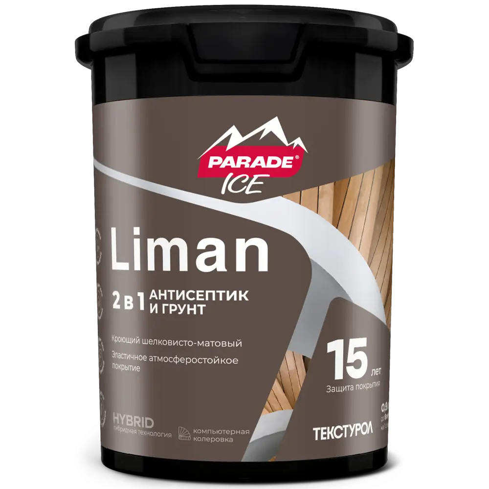 Антисептик защитно-декоративный Parade Liman для дерева, белый матовый 0.9 л 89407406 STLM-1574836 - Вид №1