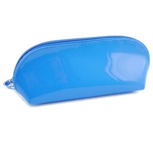 2191726 Пенал-косметичка на молнии, глянцевая ткань 3 х 22 х 9 см синий Я - Художник!