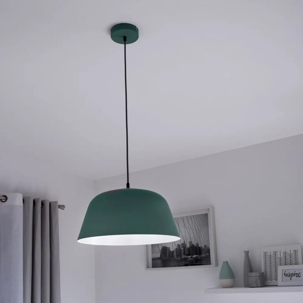 Светильник подвесной «Bells», 1 лампа, 2 м², цвет зелёный 82168534 STLM-2179322 INSPIRE  - Вид №3
