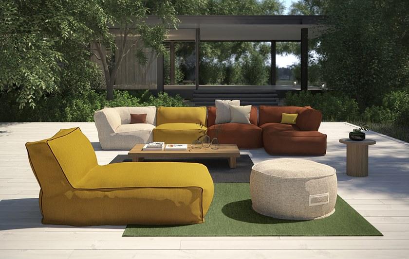 Atmosphera Модульный садовый диван со съемным чехлом из технической ткани Soft sun-id-1478378 - Вид №2