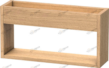 KT253705252 Полочка настенная Ketho #KT2537 500 x 135 мм Европейский дуб, декор Duravit
