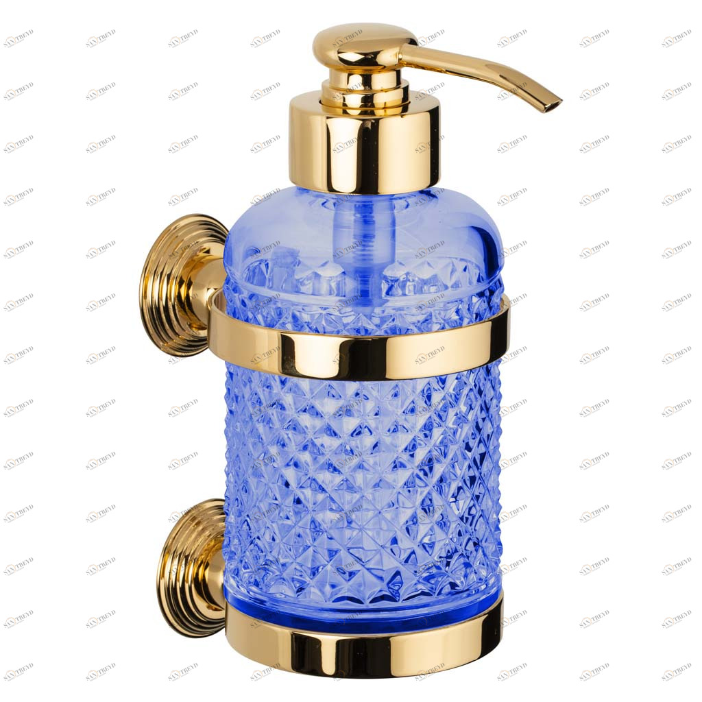 C56-532 C56-532 Дозатор мыла настенный РУЧКА КУПОЛЬНАЯ DI Cristal & Bronze DÔME À MANETTES DIAMANT 