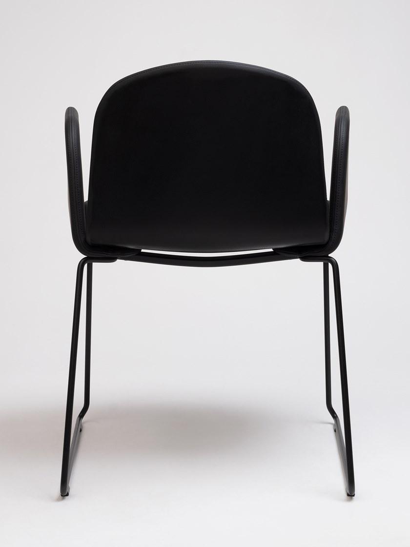 ONDARRETA Кожаное кресло с салазками и подлокотниками Bob xl sun-id-1476130 - Вид №4