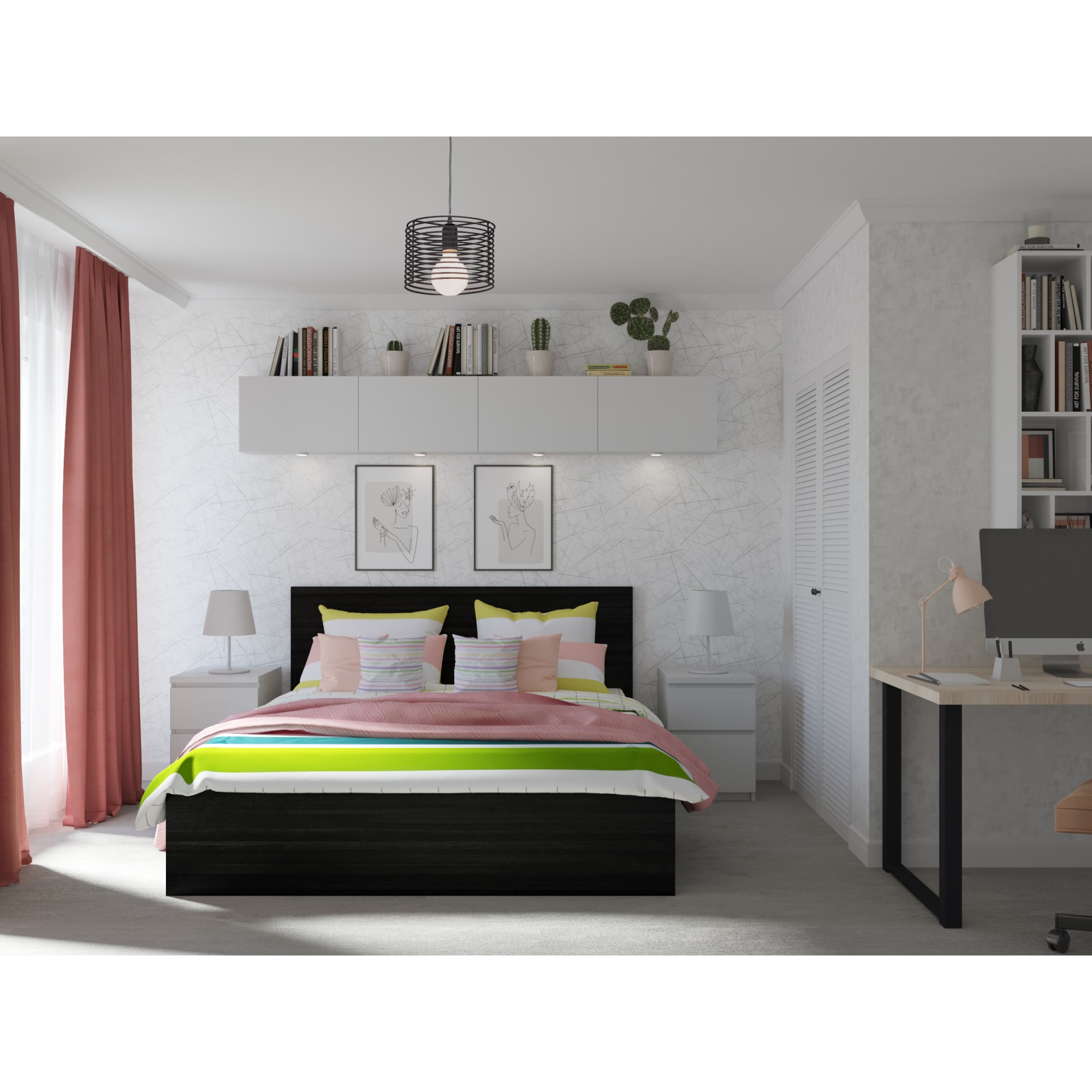 82151956 Покрывало, 160х220 см, хлопок, цвет дымчатая роза Santreyd  - Вид №6