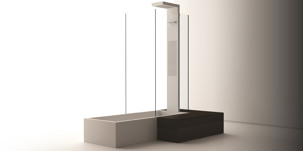 Moma Design Душевая колонна Shower Column 800 белая Shower Wall CLSH800 - Вид №1