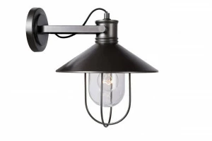 Бра Lucide Baarn 31290/01/15 LUCIDE ПОД СТАРИНУ, ФОНАРЬ 078438 Прозрачный;черный