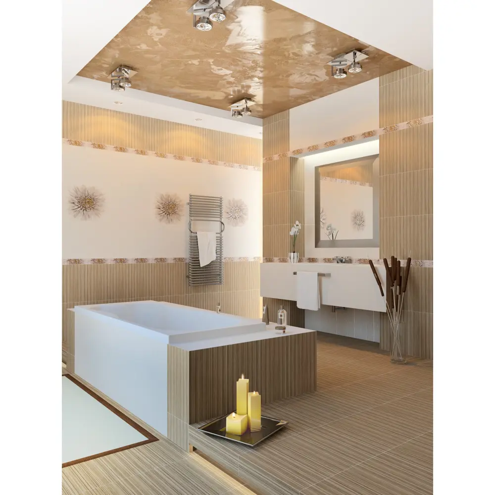 Декор Golden Tile «Зебрано» 25х40 см цвет бежевый 13776035 STLM-2092126  - Вид №5