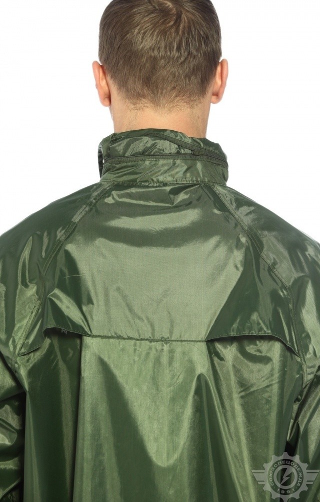 4957153 Плащ "Альбатрос ЛАЙТ" влагозащитный зеленый  Непромокаемая спецодежда  размер XXXL  - Вид №8