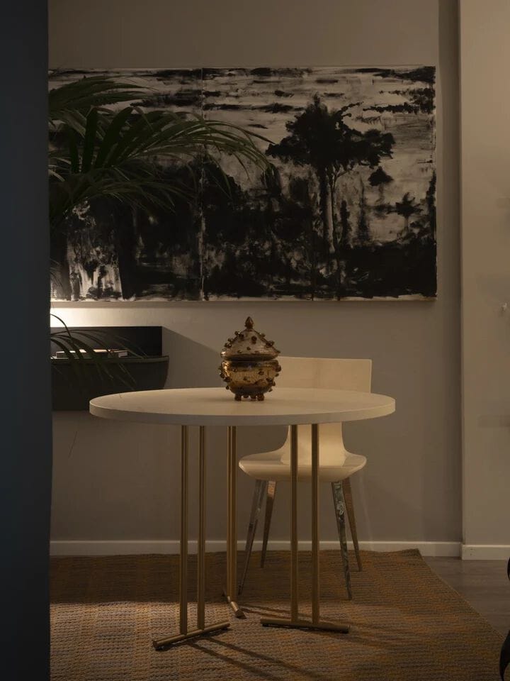 Круглый кожаный журнальный столик mg12 Camilla ARCH-00115338 - Вид №2