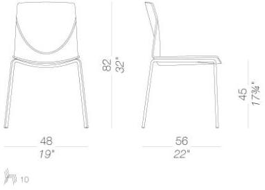 Lapalma Штабелируемый деревянный стул Kai S38 - Вид №7