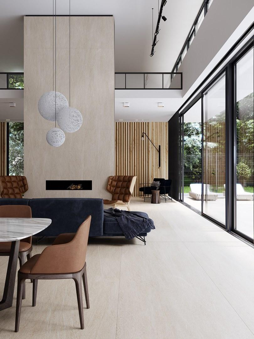 Arklam Спеченная керамическая плитка для стен / пола с эффектом камня 6 mm sun-id-1363108 - Вид №1