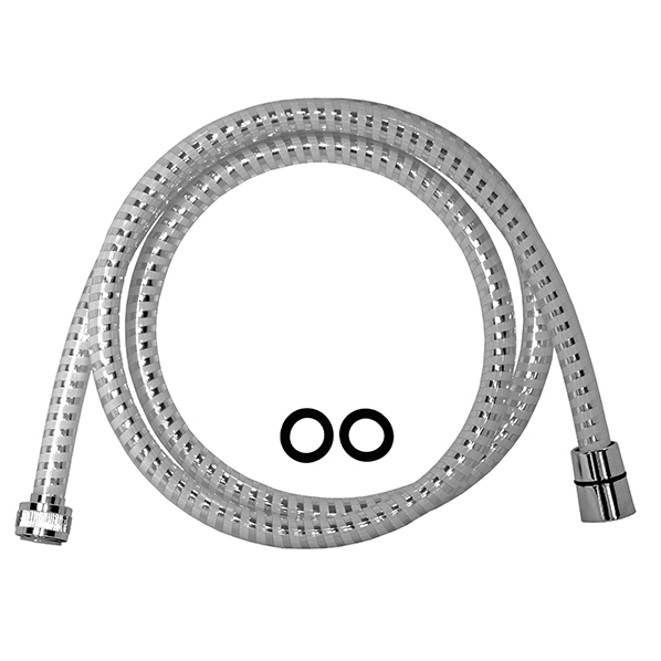 AGD 22.130CW 150 P  Шланг для душа белый и хром ARGO kran agd22130cw150p